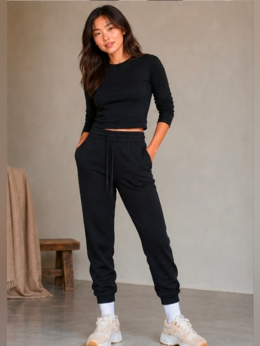 ❤️ LULULEMON LOUNGEFUL HIGH RISE JOGGERS, BLACK, 10